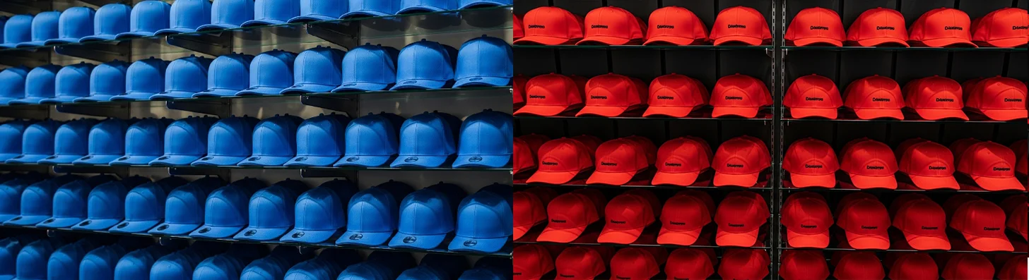 Custom cap manufacturing in Maldives by Dressme - branded baseball caps, bucket hats, and trucker caps for resorts and corporate teams